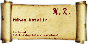 Méhes Katalin névjegykártya